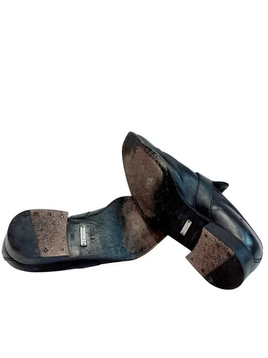 Gucci Business Shoes Interlocking Leather Black - Picture 5 of 8